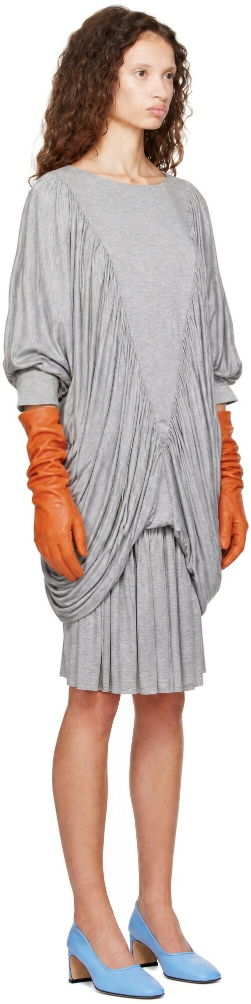 Nicklas Skovgaard Gray Alisette Midi Dress