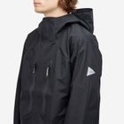 and wander 2.5L Hiker Rain Jacket in Black