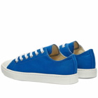 Junya Watanabe MAN Men's Canvas Plimsole Sneakers in Blue