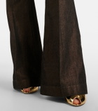 Roberto Cavalli Embellished flared jeans