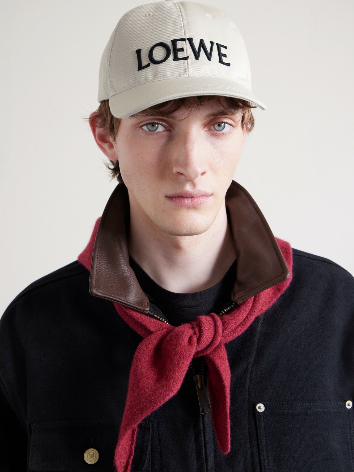 LOEWE - Louis Wain Logo-Embroidered Cotton-Twill Baseball Cap