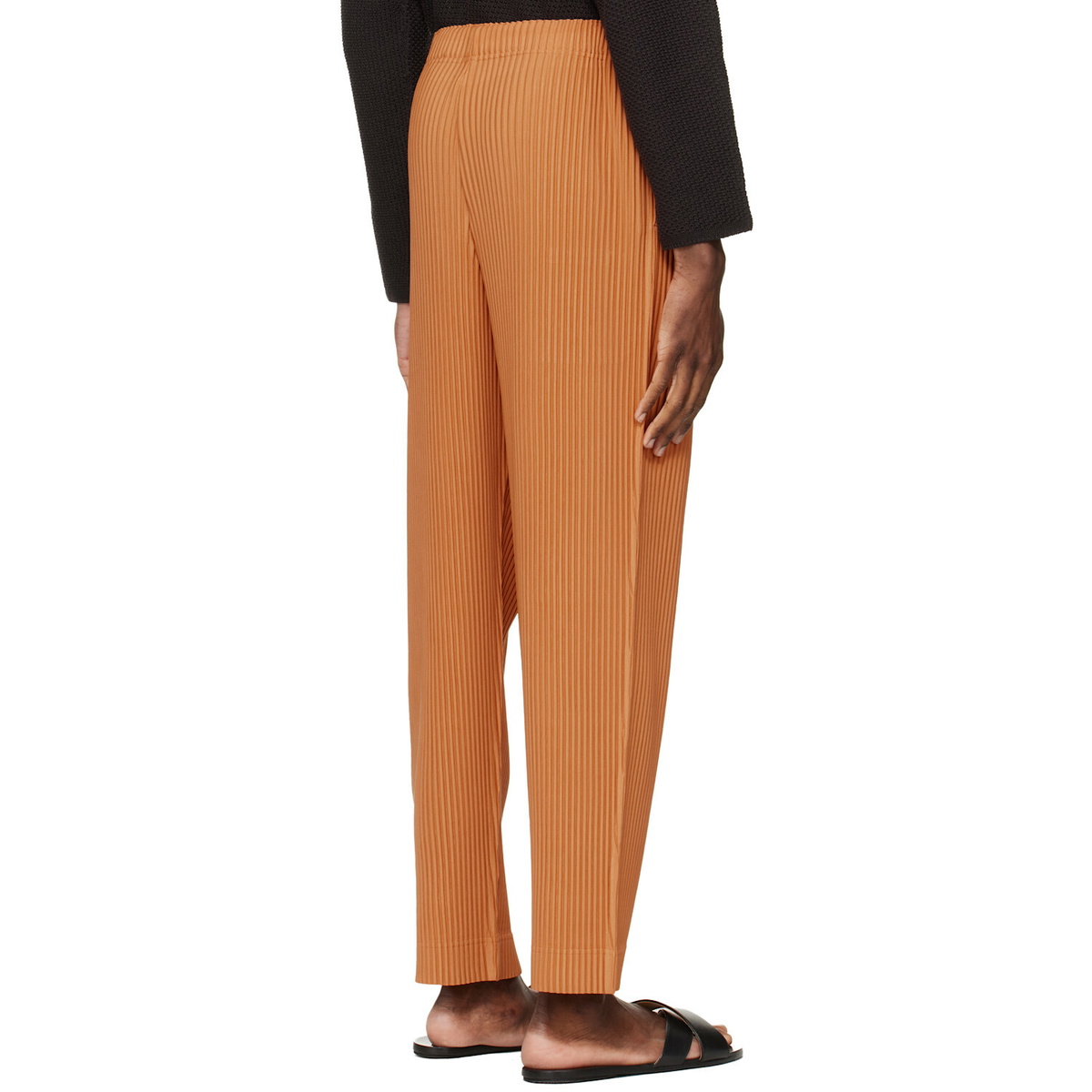 HOMME PLISSÉ ISSEY MIYAKE Orange Monthly Colors March Trousers