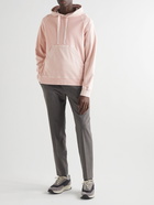 Officine Générale - Octave Garment-Dyed Cotton-Jersey Hoodie - Pink