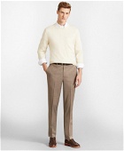 Brooks Brothers Men's Flex Milano-Fit Wool Trousers | Tan