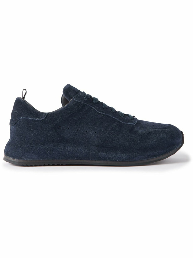 Photo: Officine Creative - Race Lux Suede Sneakers - Blue