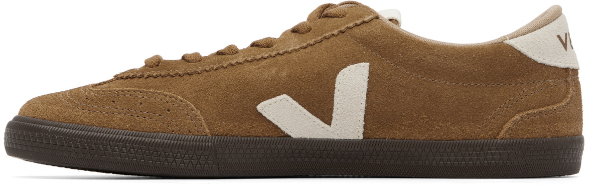 VEJA Tan Volley Suede Sneakers