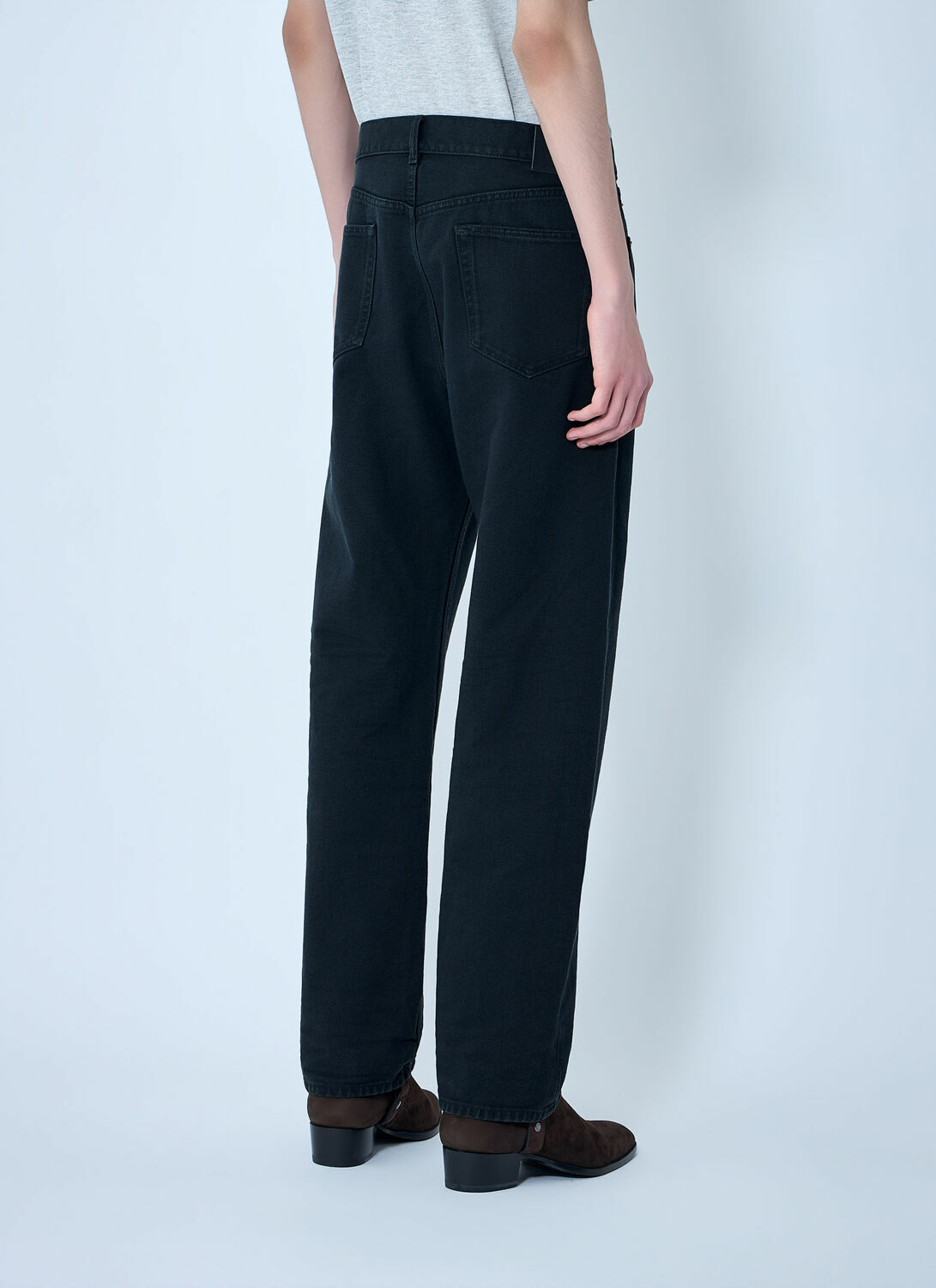 Saint Laurent Loose Straight Denim Pants