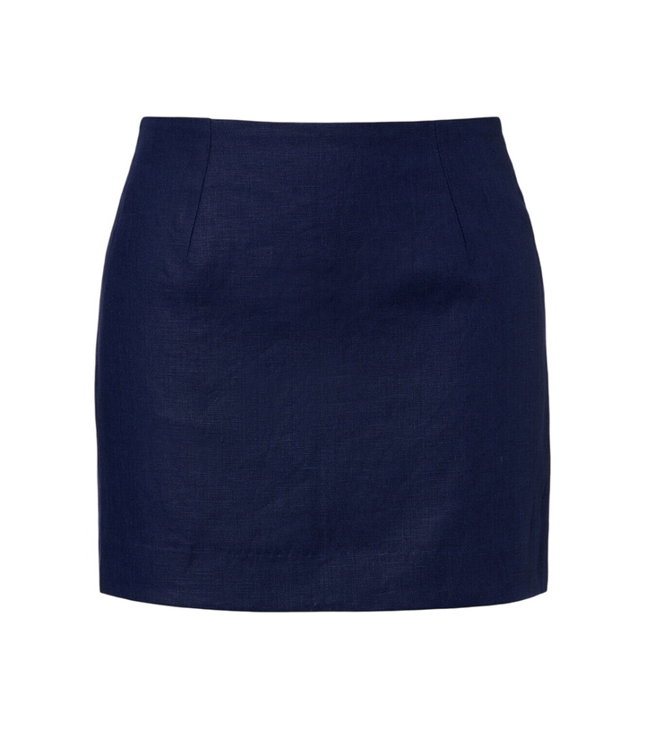 Photo: Faithfull Jane linen miniskirt