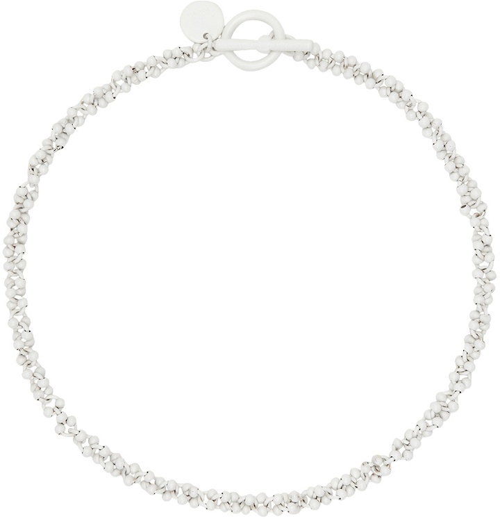 Photo: Recto White Beads Necklace
