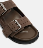 A.Emery Leon suede slides