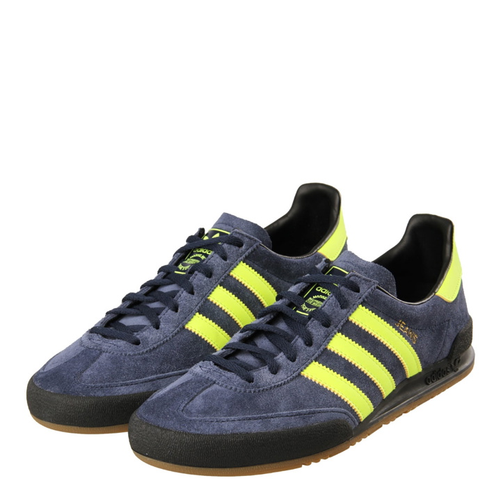 Photo: Jeans Trainers - Navy / Yellow