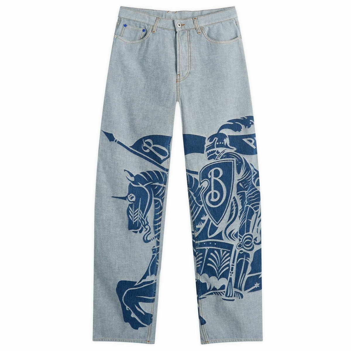 【関税・送料込み】BURBERRY JEANS BLUE COTTON DENIM JEANS Burberry Jeans Blue Mens Burberry