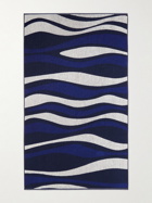 A Kind Of Guise - Striped Cotton-Terry Beach Towel