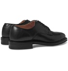 Viberg - Leather Derby Shoes - Black