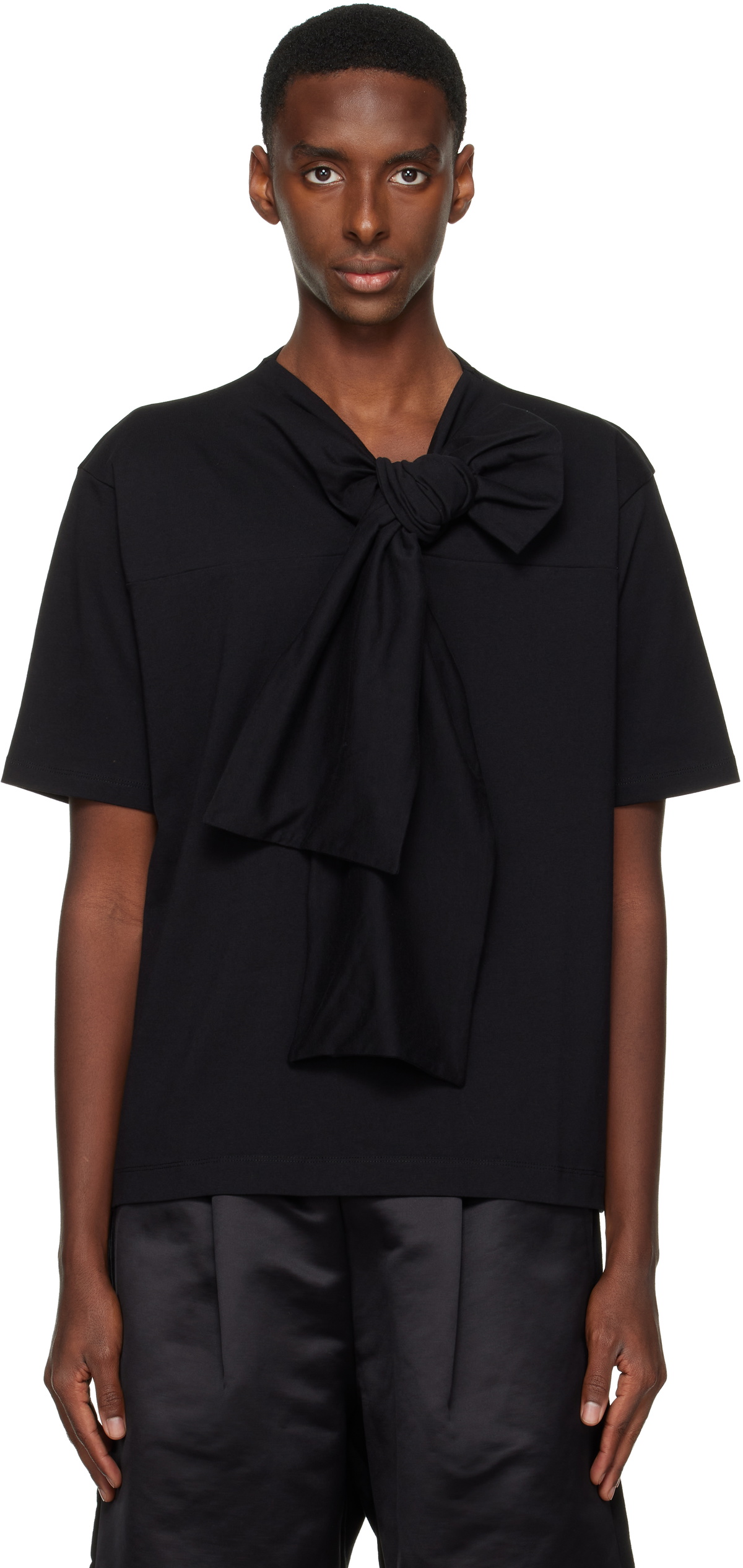 Dries Van Noten Black Len Lye Edition Graphic T-Shirt Dries Van Noten