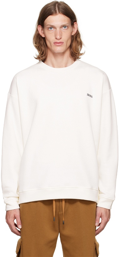 Photo: ZEGNA Off-White Essential Sweatshirt