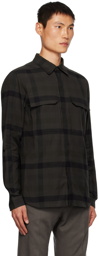 Rick Owens Gray Check Shirt