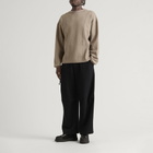 Gander Men's Raw Edge Crewneck Sweatshirt in Beige