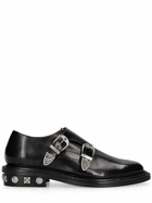 TOGA VIRILIS - Black Polido Leather Shoes
