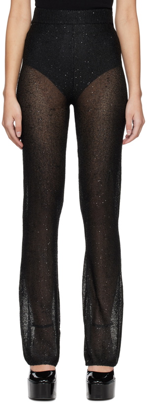 Photo: REMAIN Birger Christensen Black Sequin Lounge Pants