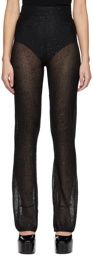 REMAIN Birger Christensen Black Sequin Lounge Pants