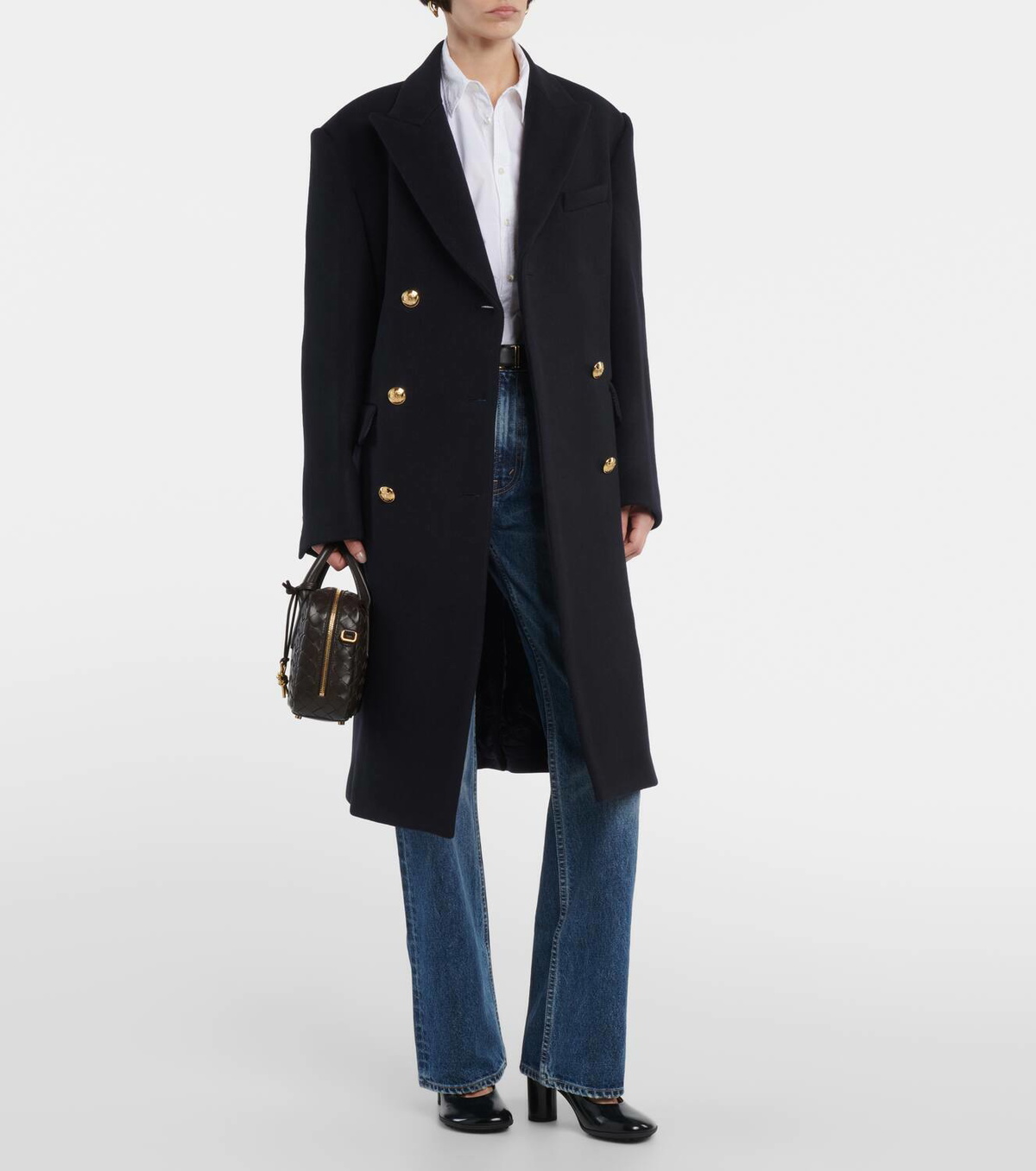 Nili Lotan Gaultier double-breasted wool coat Nili Lotan