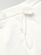 Etro - Straight-Leg Paisley-Jacquard Denim Shorts - White