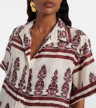 Johanna Ortiz Printed linen shirt