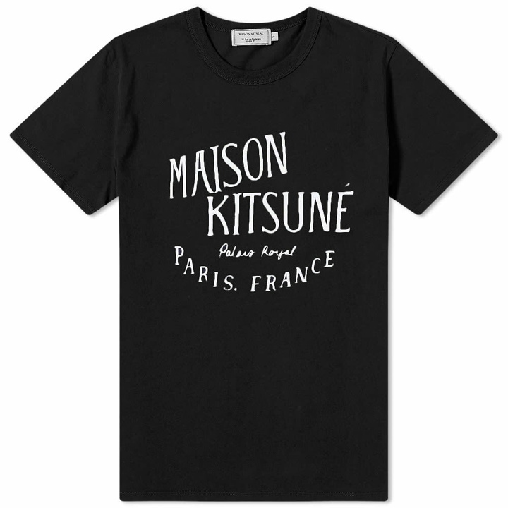 Photo: Maison Kitsuné Men's Palais Royal T-Shirt in Black