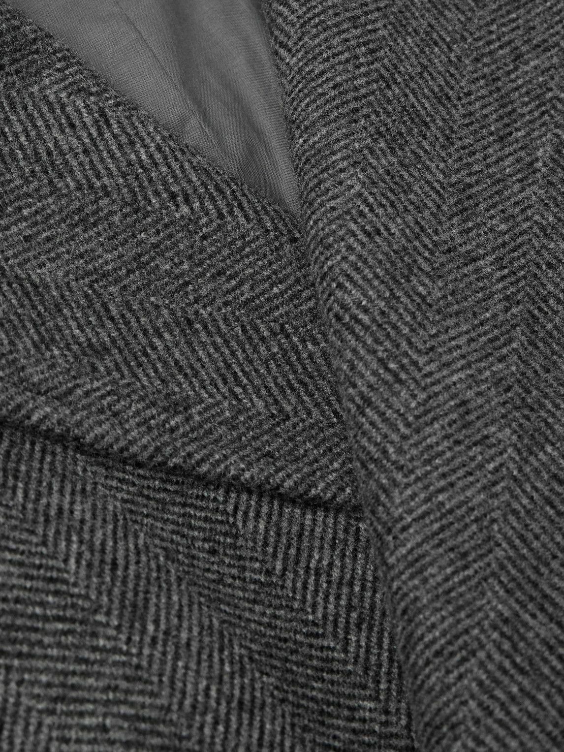 Stòffa - Asymmetric Wool Coat - Gray