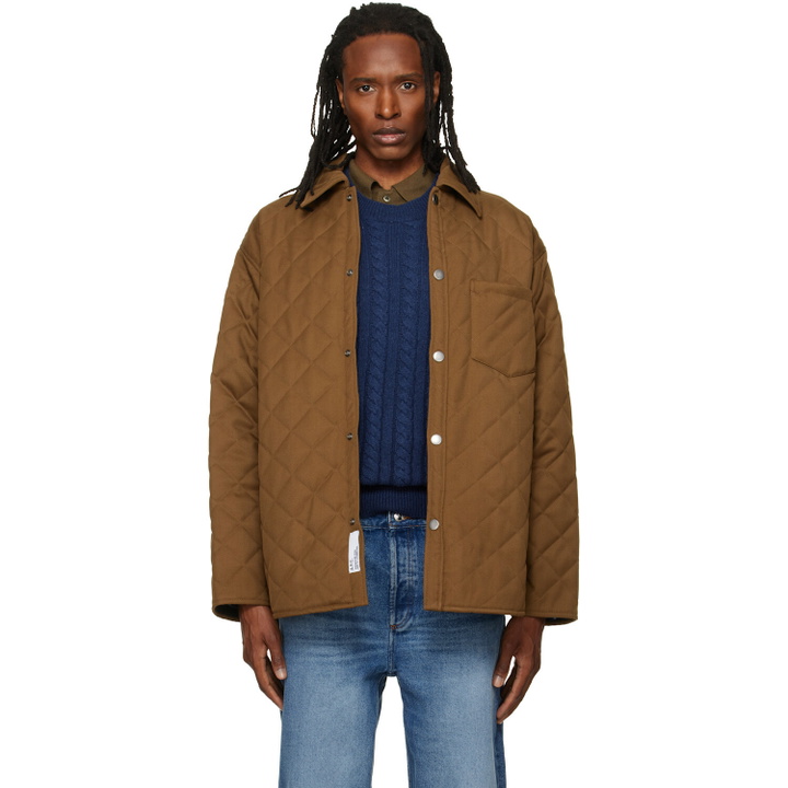 Photo: A.P.C. Brown Quilted Wool Jacket