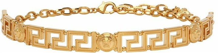 Photo: Versace Gold Medusa Greca Bracelet