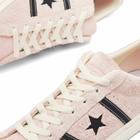 Converse One Star Academy Pro Vintage Suede Sneakers in Blush Hush/Egret/Black