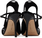 Manolo Blahnik Black Parado Heeled Sandals