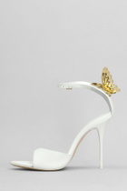 Sophia Webster Aura Sandals In White Leather