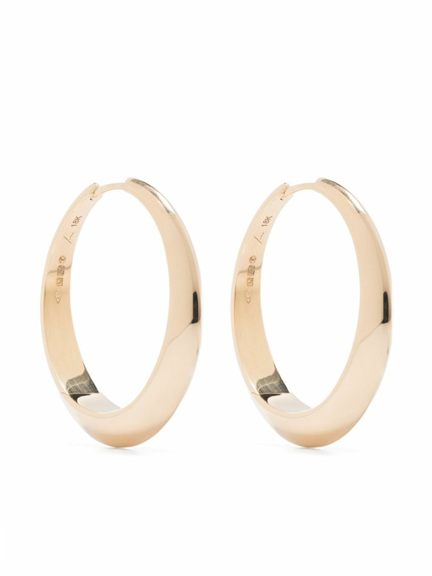 Photo: Lizzie Mandler Fine Jewelry 18Kt Yellow Gold Hoop Earrings