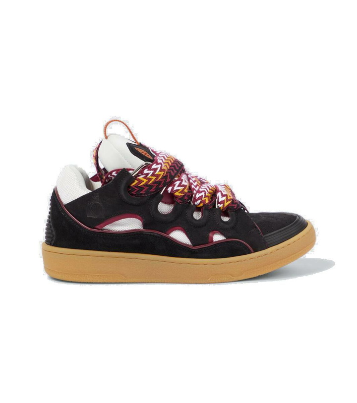 Photo: Lanvin Curb suede sneakers