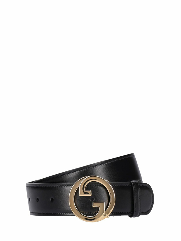Photo: GUCCI - 4cm Gucci Blondie Leather Belt