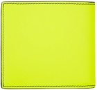 Alexander McQueen Yellow Logo Bifold Wallet
