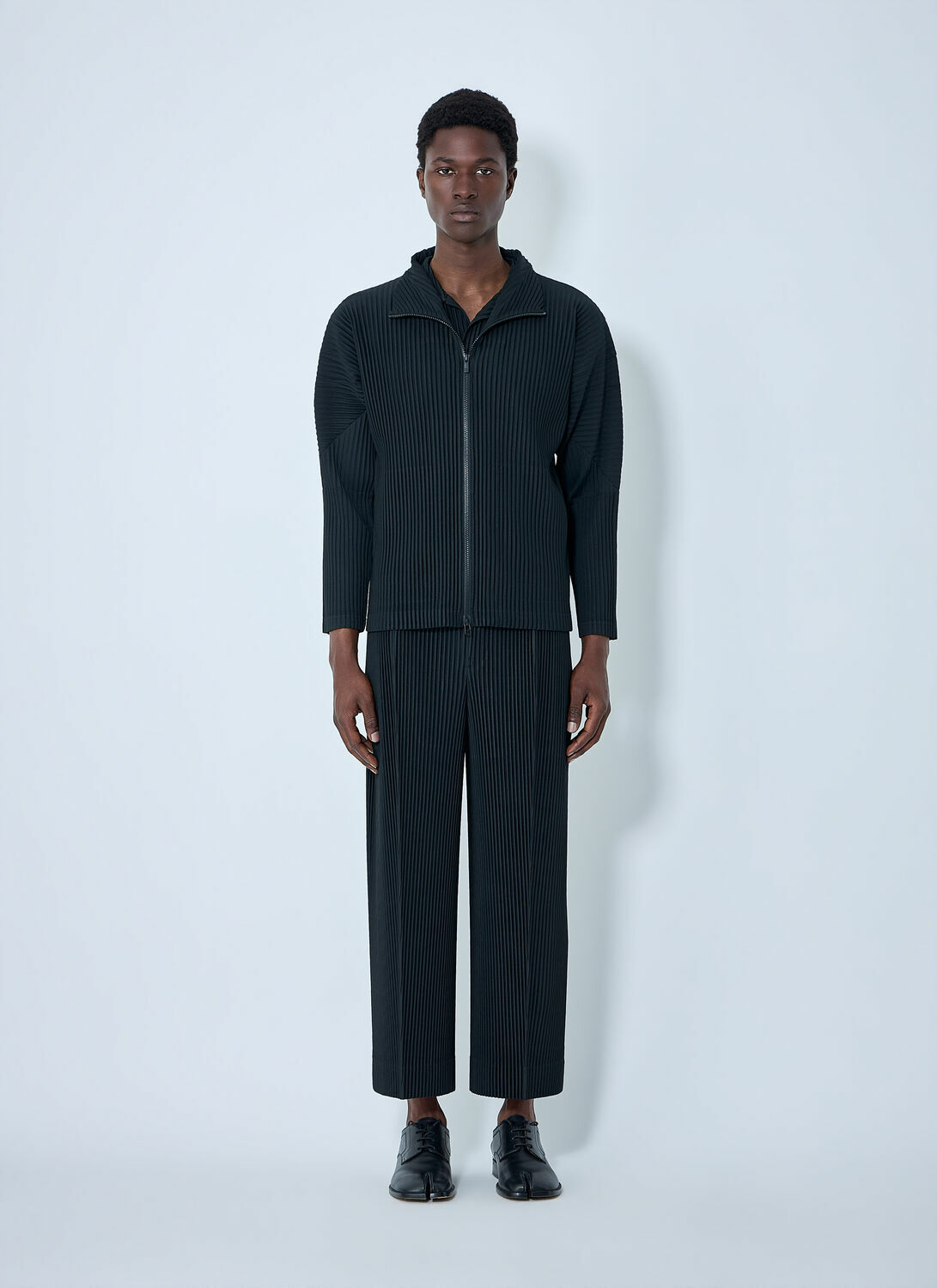 Homme Plissé Issey Miyake Pleated Zip-Up Jacket