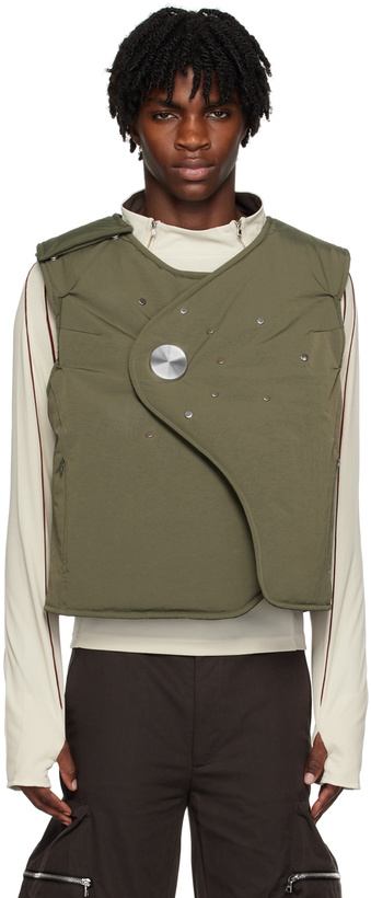 Photo: CMMAWEAR SSENSE Exclusive Green Polaris Vest