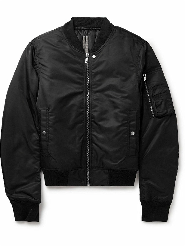 Photo: DRKSHDW by Rick Owens - Padded Shell Bomber Jacket - Black