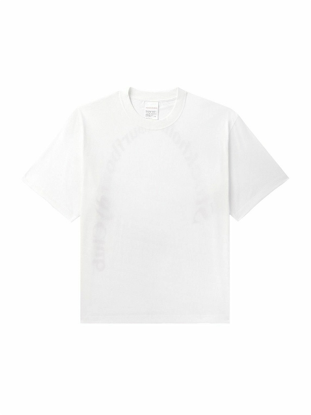 Photo: Stockholm Surfboard Club - Logo-Print Organic Cotton-Jersey T-Shirt - White