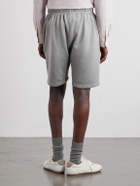 Les Tien - Rider Straight-Leg Cotton-Jersey Drawstring Shorts - Gray