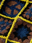 Story Mfg. - Piece XL Patchwork Crocheted Cotton Scarf