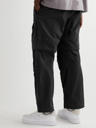 Nike - ACG Smith Summit Straight-Leg Logo-Embroidered Stretch-Nylon Cargo Trousers - Black