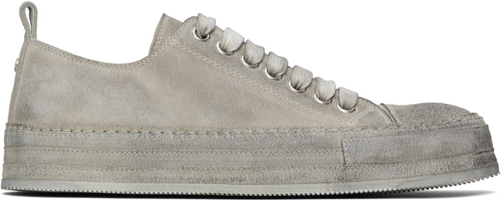 Photo: Ann Demeulemeester Gray Nono Low-Top Sneakers