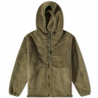 Garbstore Men's Fleece Zip Hoody in Olive