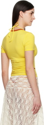 Miaou Yellow Mini T-shirt