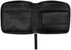 Ann Demeulemeester Black Small Zipped Wallet